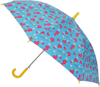 Детский зонт "Клубничка" голубой