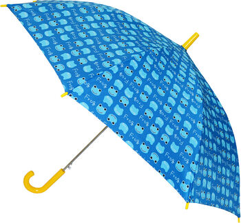 Детский зонт "Лягушата" голубой
