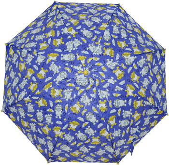 Детский зонт "Кот под зонтом" синий