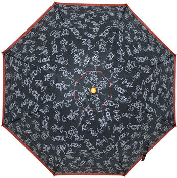 Детский зонт "Кот под зонтом" черный